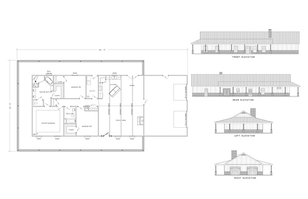 CWB Barndominium Plan 1