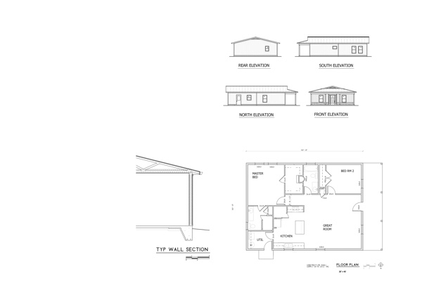 Barndominium blueprint 05