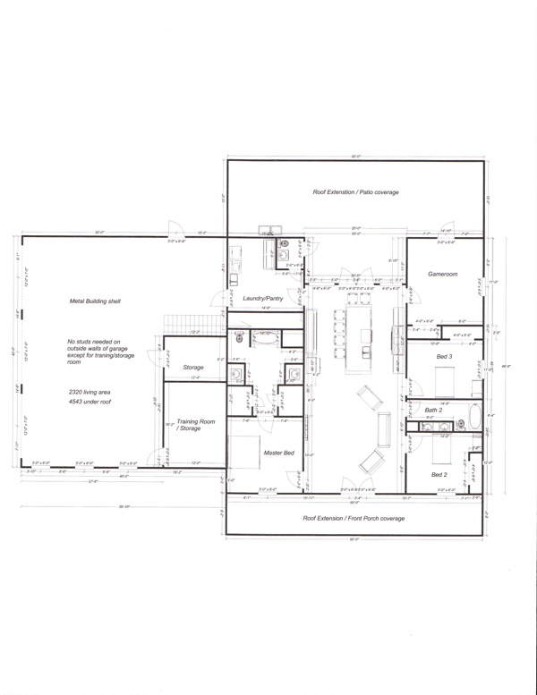 CWB Barndominium Floor Plan 05